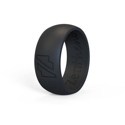 black silicone ring