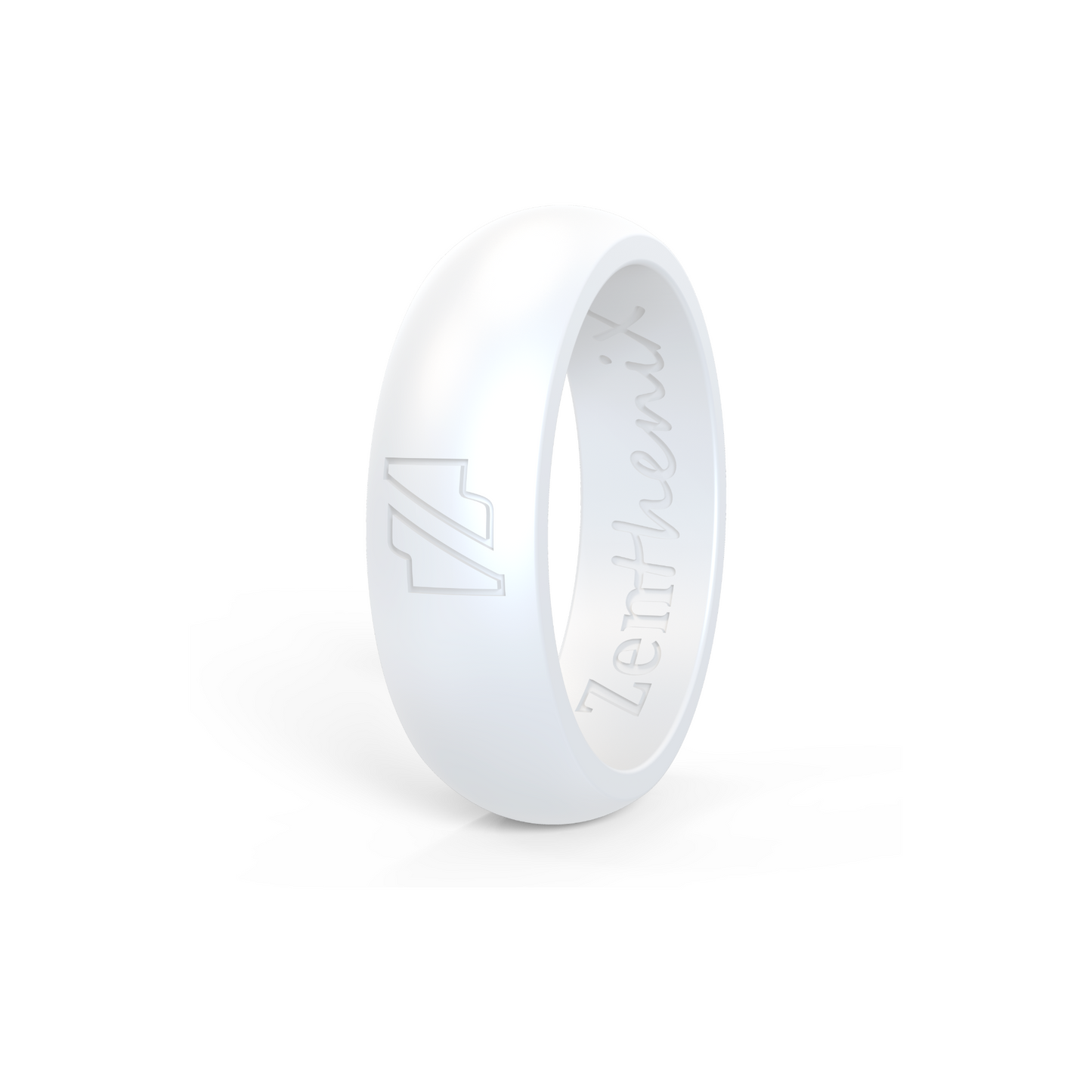 ZentheniX® Womens ActiveWear Silicone Ring - White