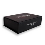Black duo rubber ring gift box back