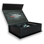 Black white grey trio silicone ring gift box