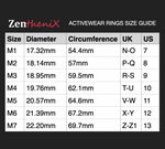 ZentheniX® Mens ActiveWear Ring - Black & Grey Duo Pack