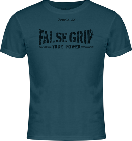 False Grip True Power T-Shirt - Indigo Blue