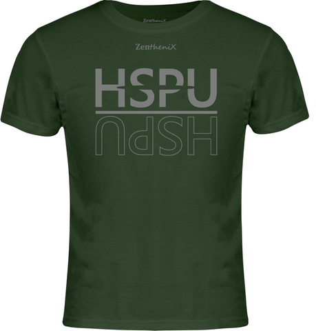 HSPU Hand Stand Push Up T-Shirt - Military Green