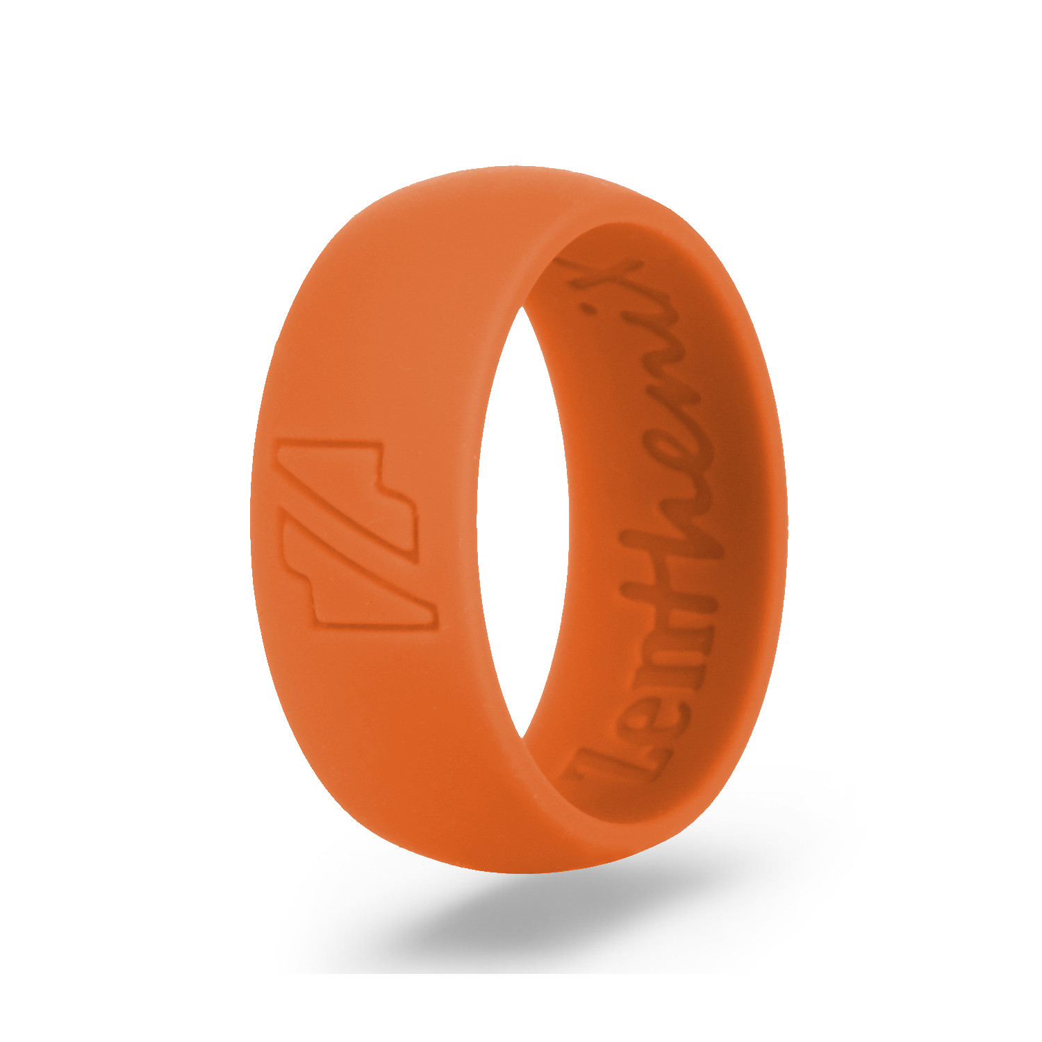 ZentheniX Orange Silicone Ring for sports and casual use